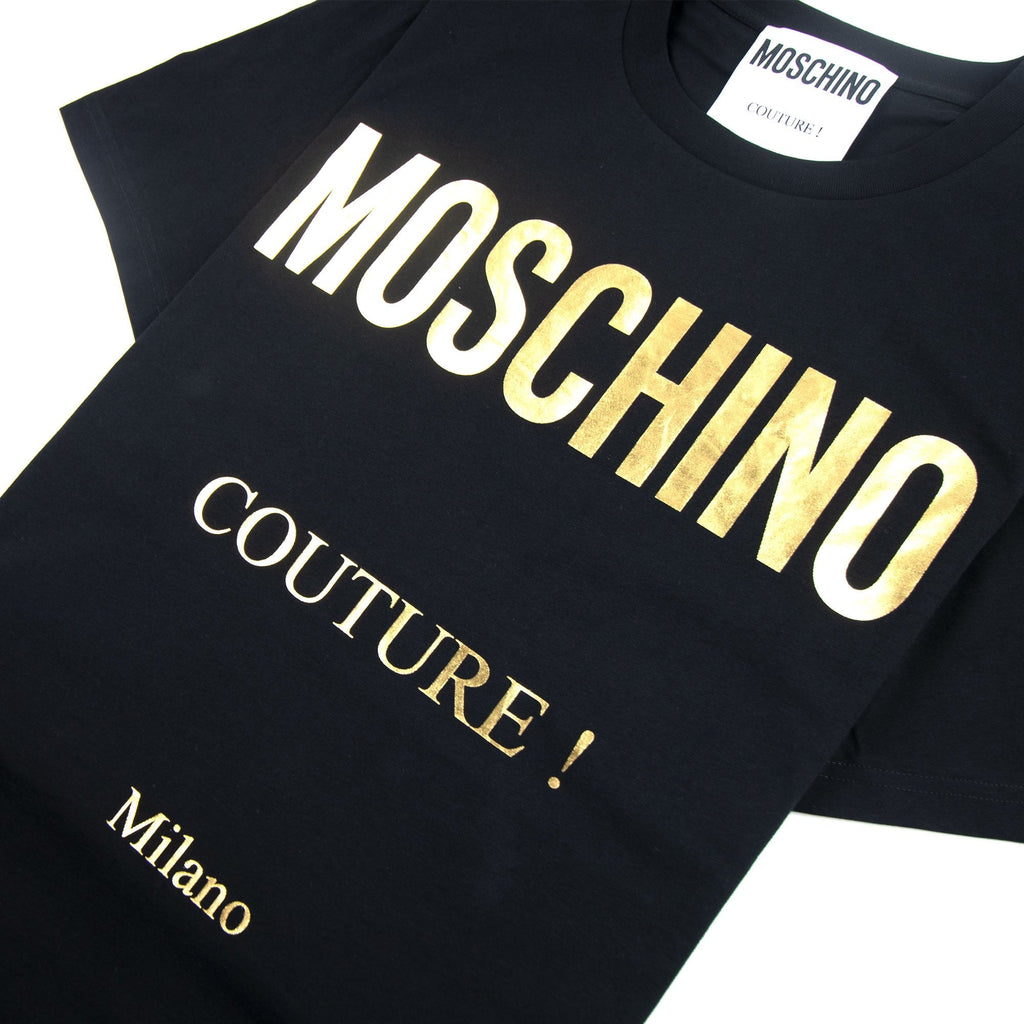 Moschino Couture Logo T-Shirt Black 0555