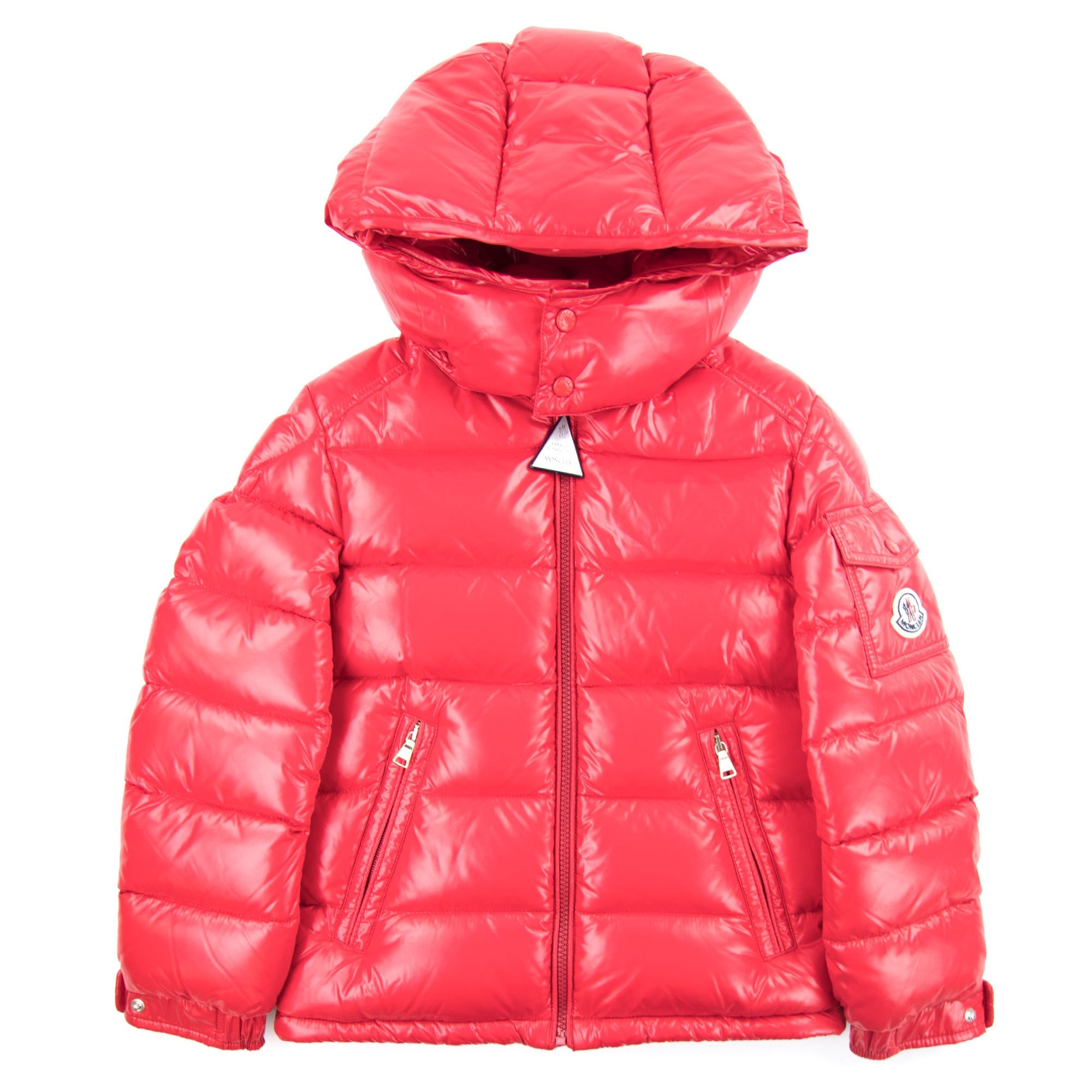 Moncler Junior New Maya Giubbotto Down Jacket Red 455