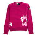 Moncler Junior Maglia Tricot Giroco Knitted Sweatshirt Pink 530