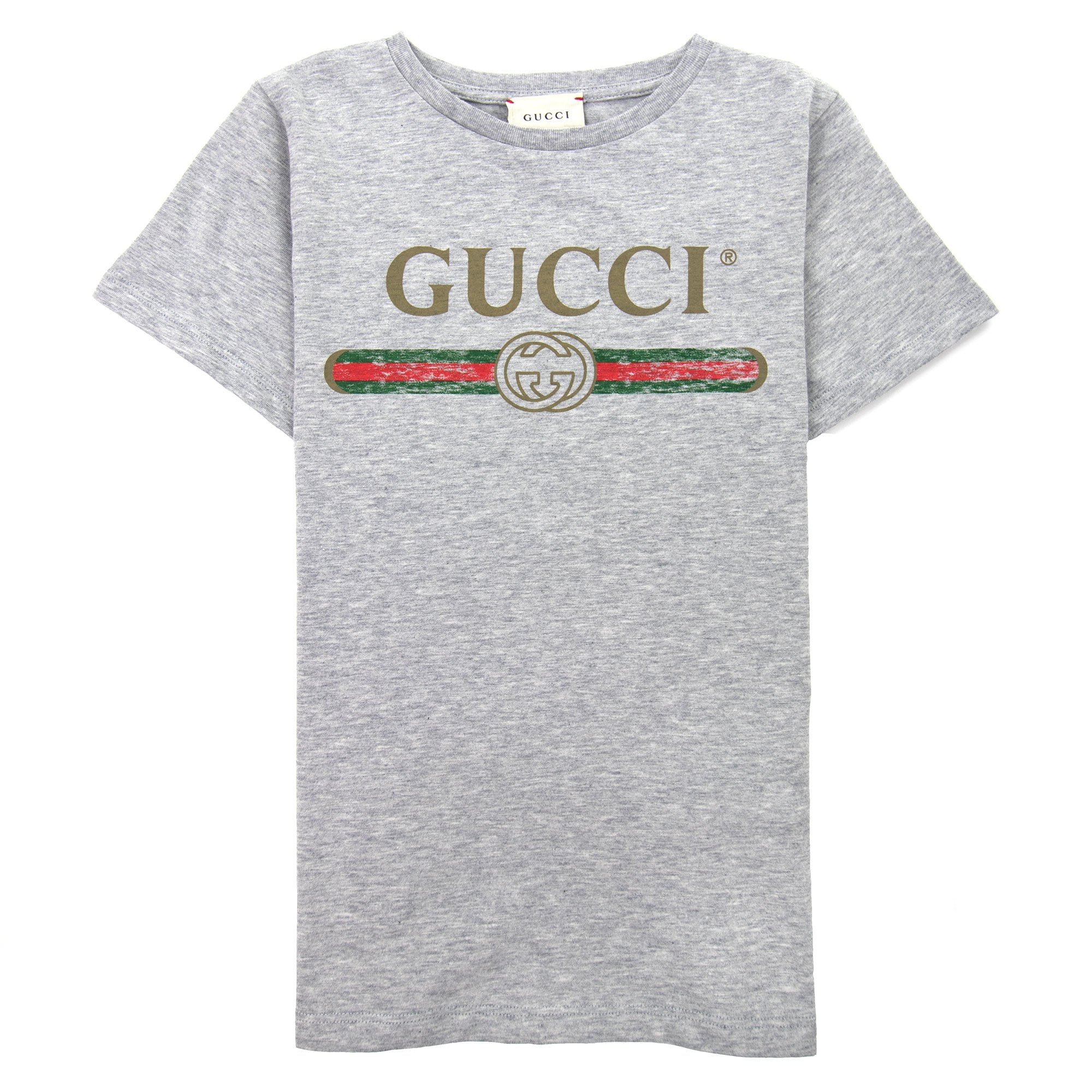 Gucci Junior Logo T-shirt 1676 Grey | ONU – Onu