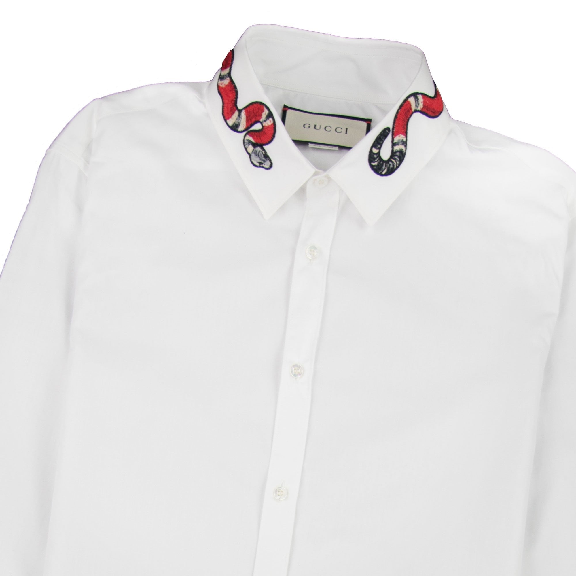 Gucci Oxford Duke Kingsnake Shirt White | ONU – Onu