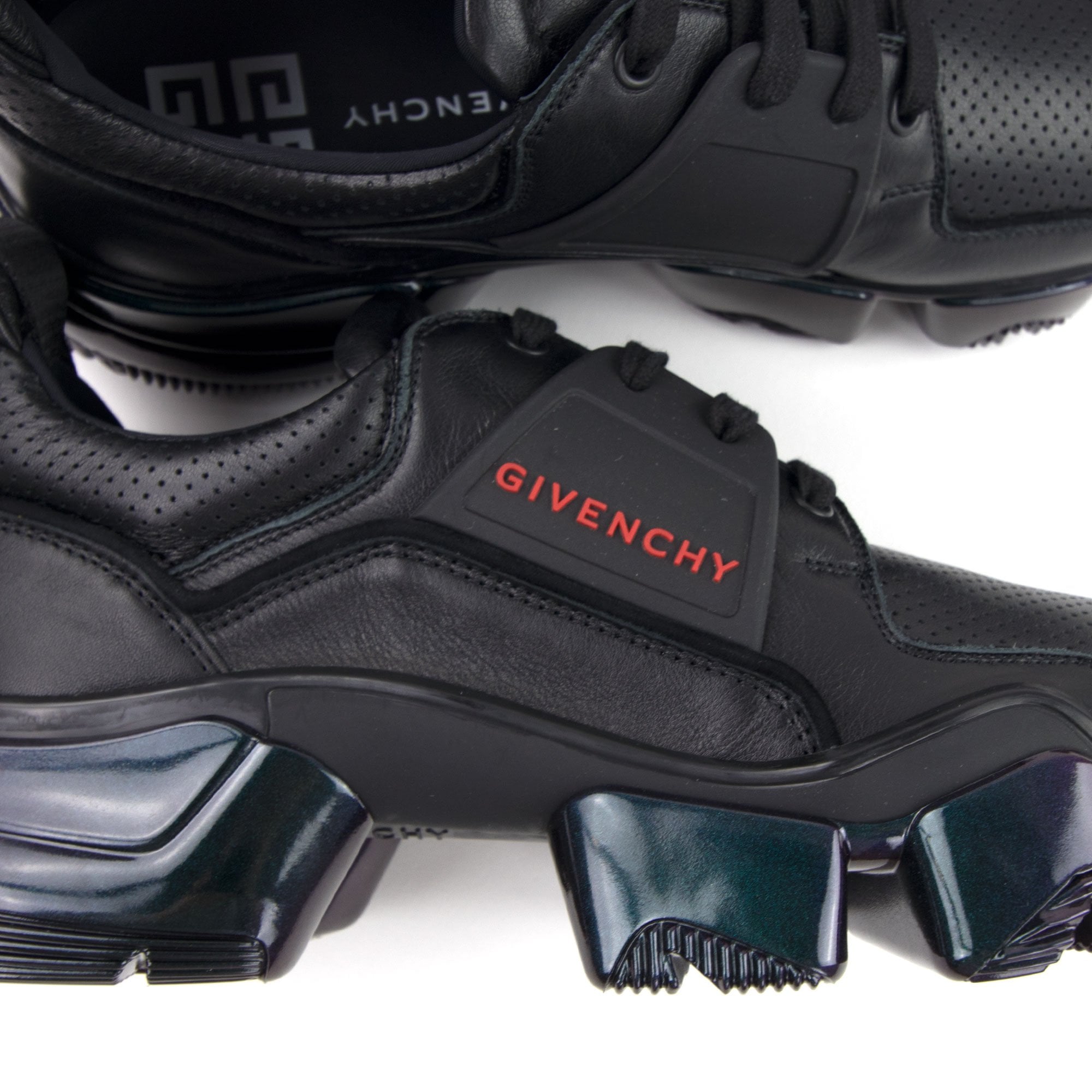 Givenchy Jaw Iridescent Low Top Sneakers Black