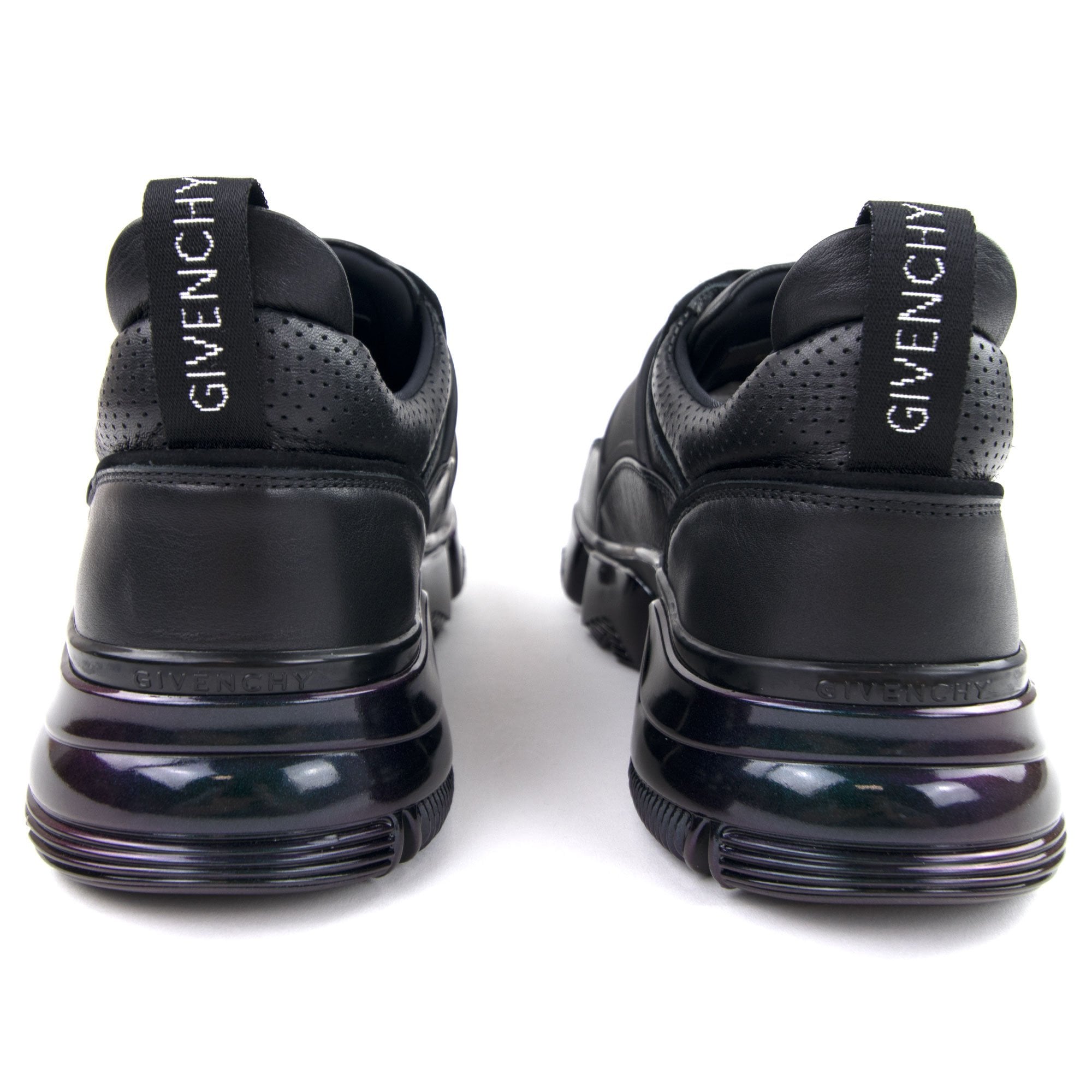 Givenchy Jaw Iridescent Low Top Sneakers Black