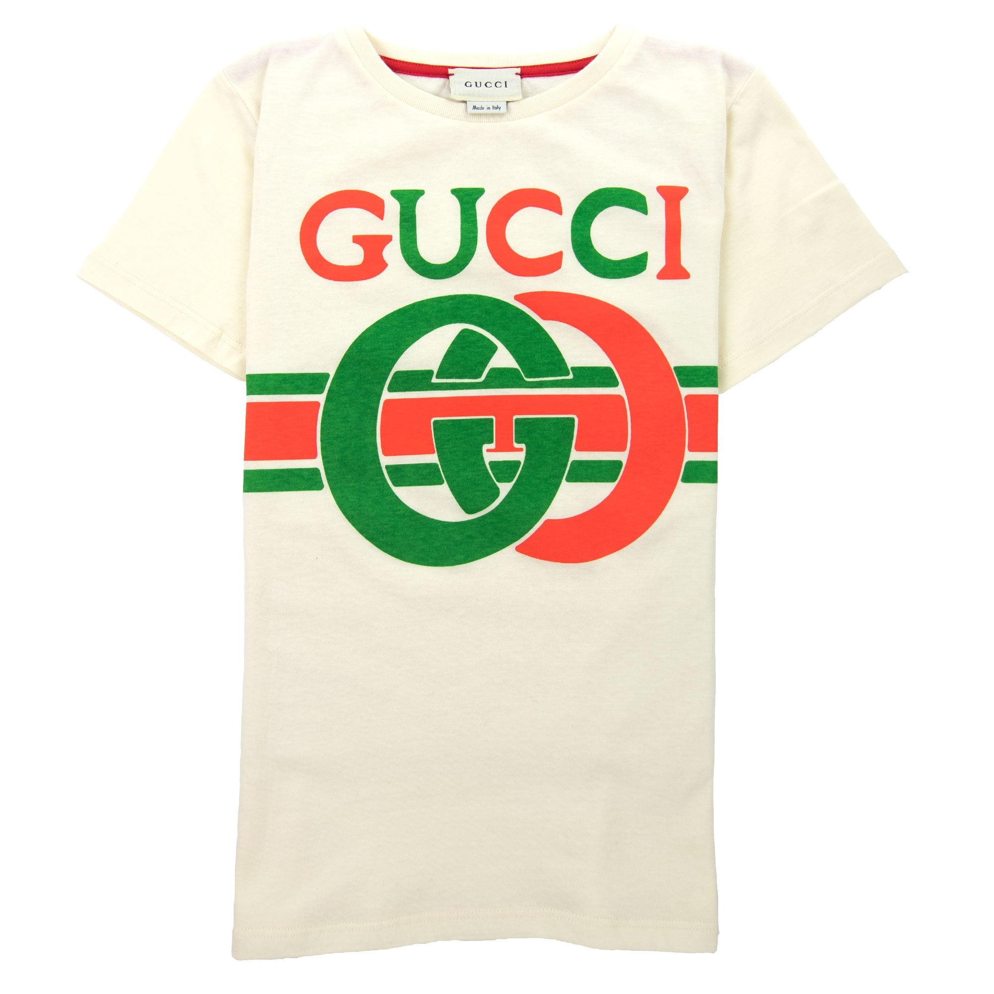 Gucci Junior Interlocking G T-shirt 9756 Cream | ONU – Onu