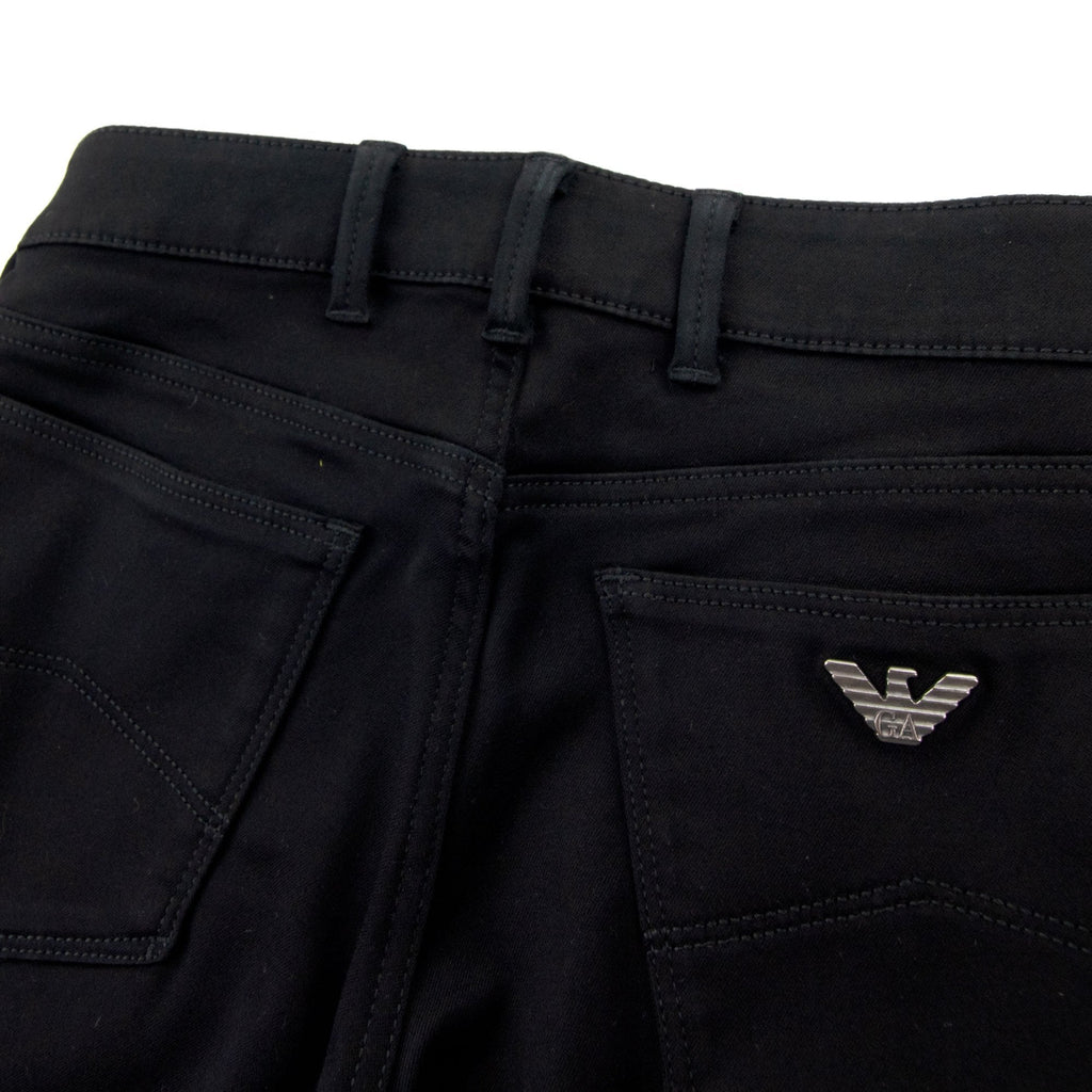 Emporio Armani Jnr J06 Side Piping 5 Pocket Trousers Nero 0999