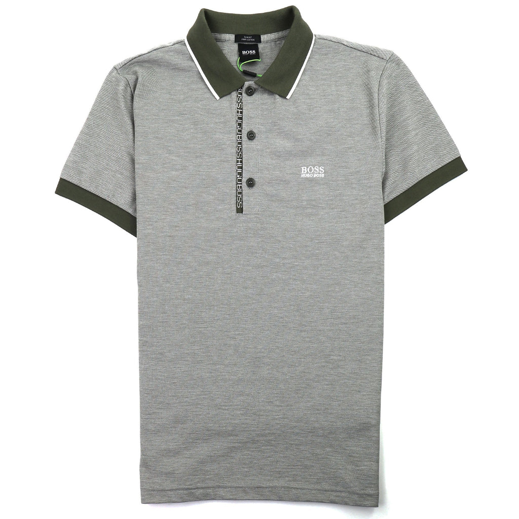 Hugo Boss Paule 4 Short Sleeve Polo Shirt Green