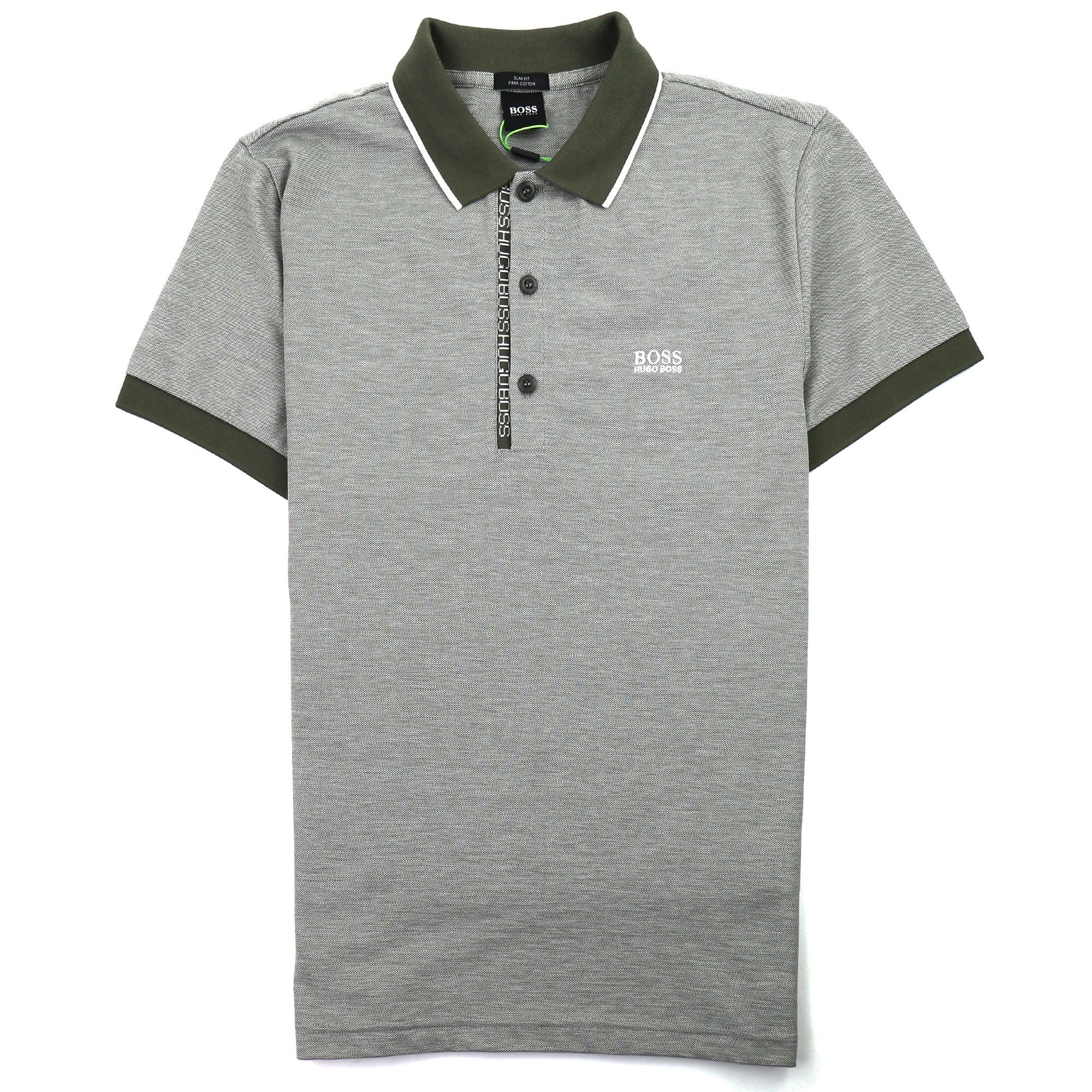 Hugo Boss Paule 4 Short Sleeve Polo Shirt Green