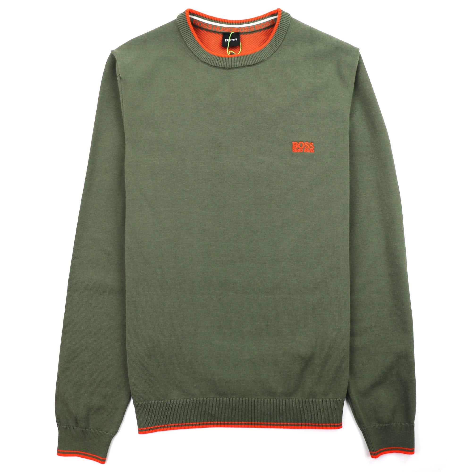 Hugo Boss Rimex Crewneck Sweater Green