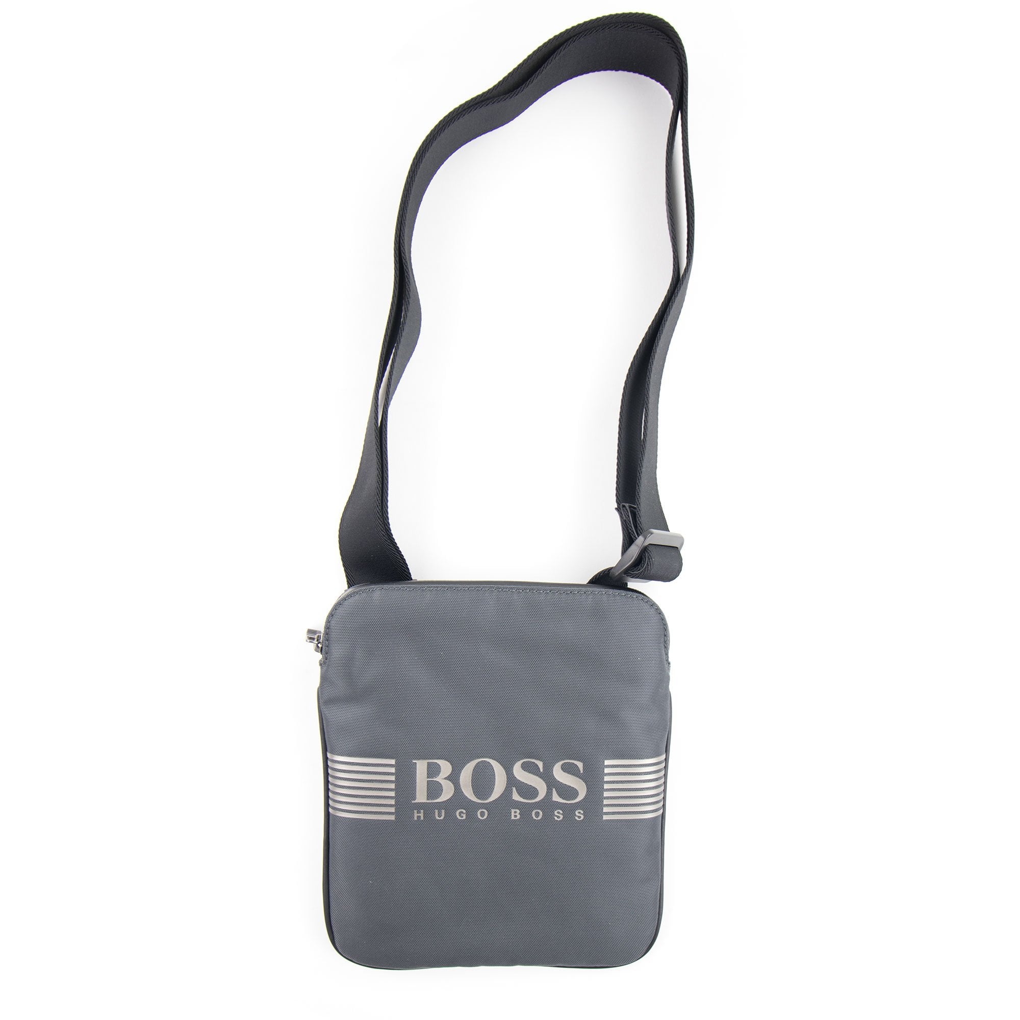 Hugo Boss Pixel Envelope Bag Dark Grey