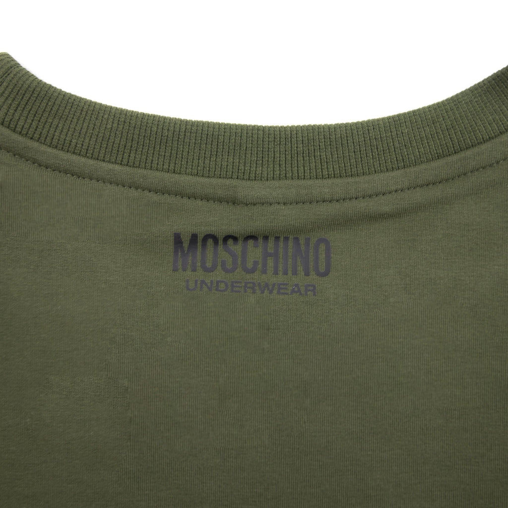 Moschino Underwear Tape Logo Sweatshirt Khaki 0430