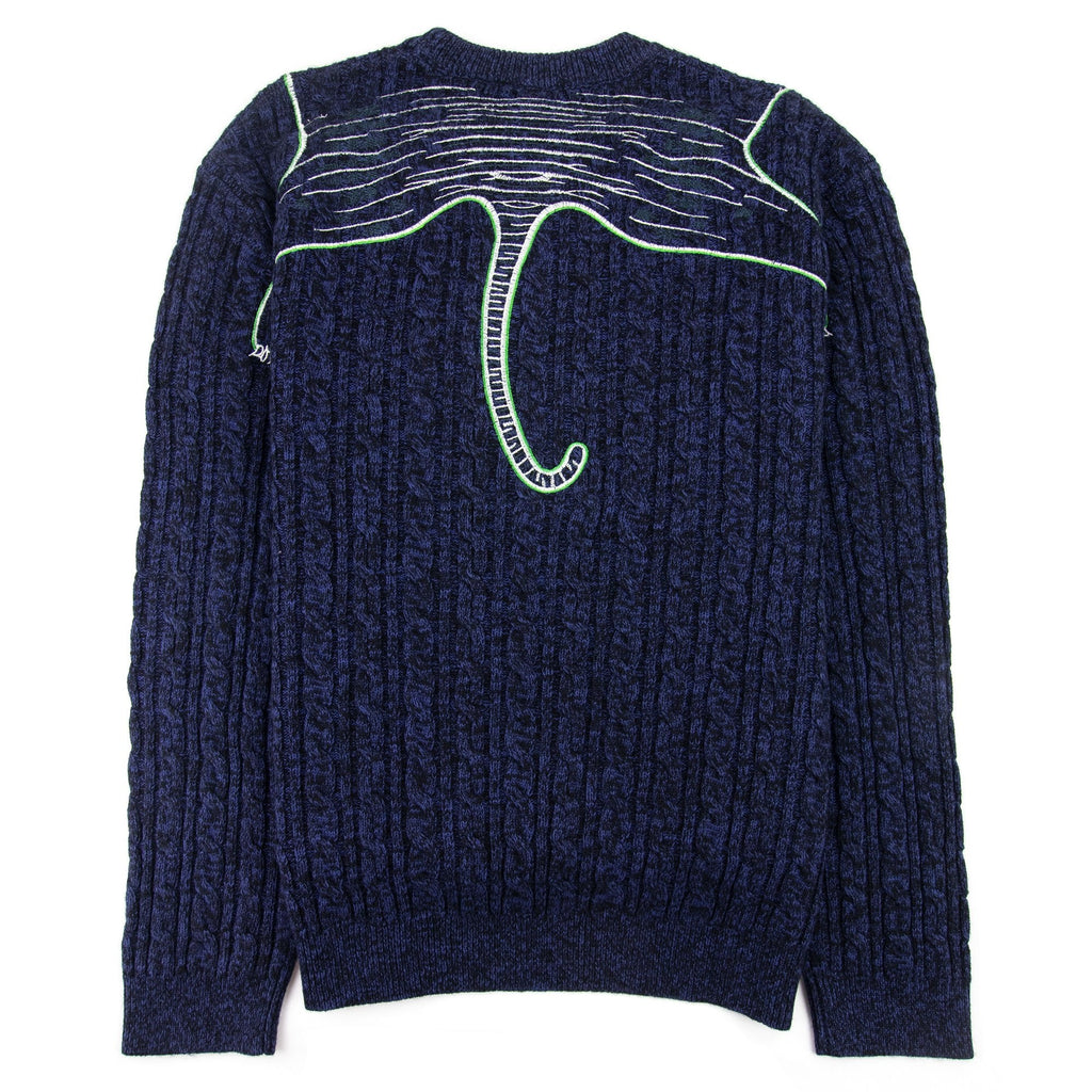 Kenzo Claw Tiger Knitted Jumper Blue