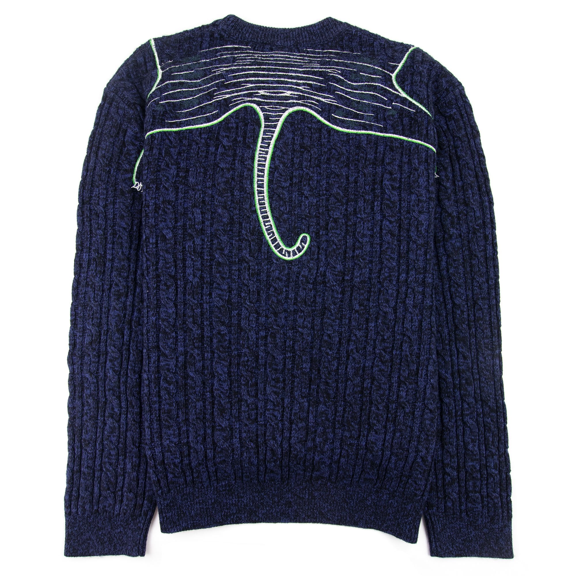 Kenzo Claw Tiger Knitted Jumper Blue