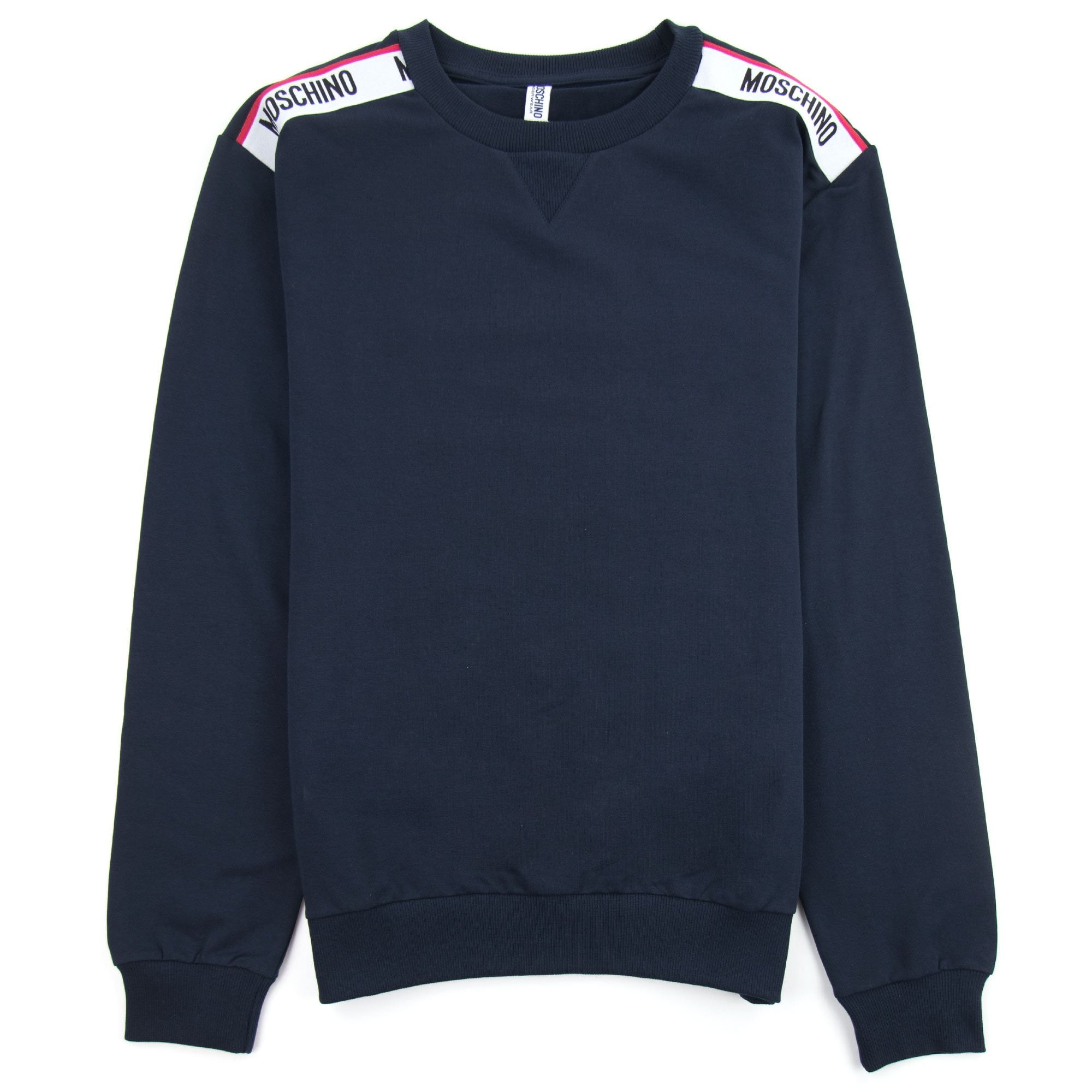 Moschino Underwear 2pcs Tape Logo Sweatshirt Tracksuit Navy 0290