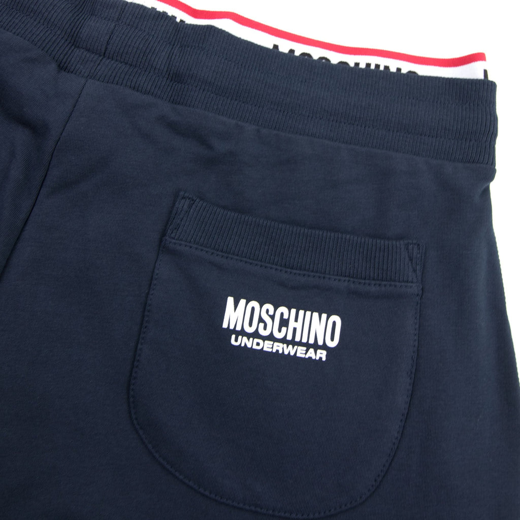 Moschino Underwear 2pcs Tape Logo Sweatshirt Tracksuit Navy 0290