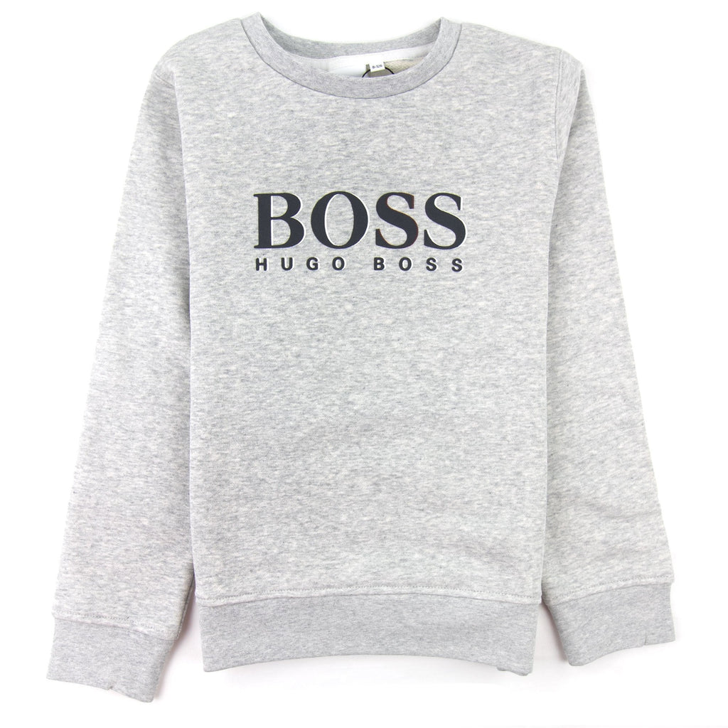 Hugo Boss Kids Logo Sweatshirt Grey
