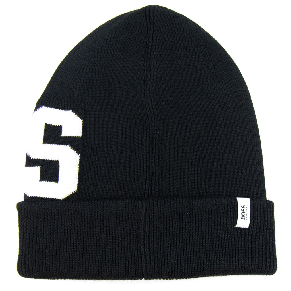 Hugo Boss Kids Knitted Hat Black
