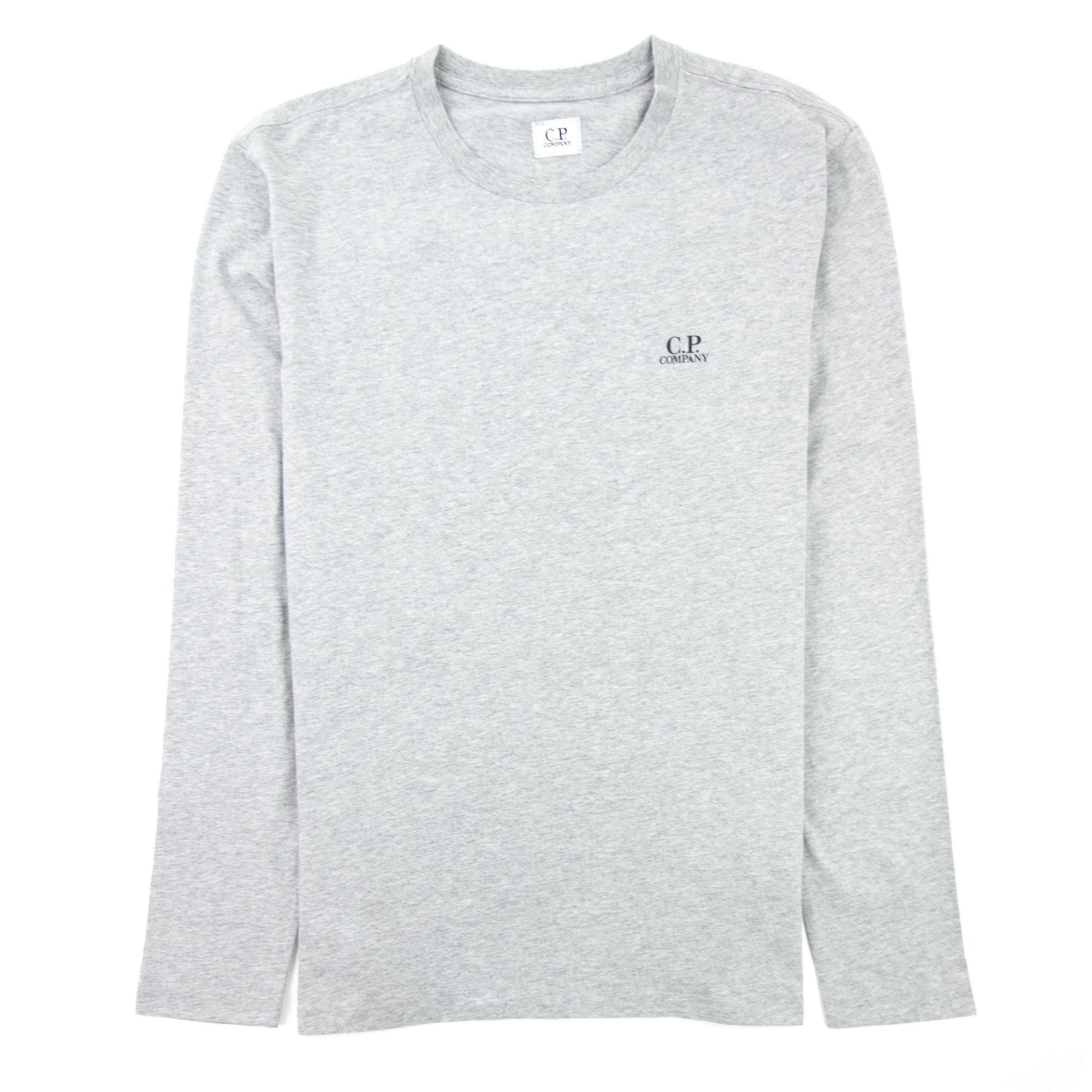 CP Company J Diamond Logo Long Sleeve T-shirt Grey M93