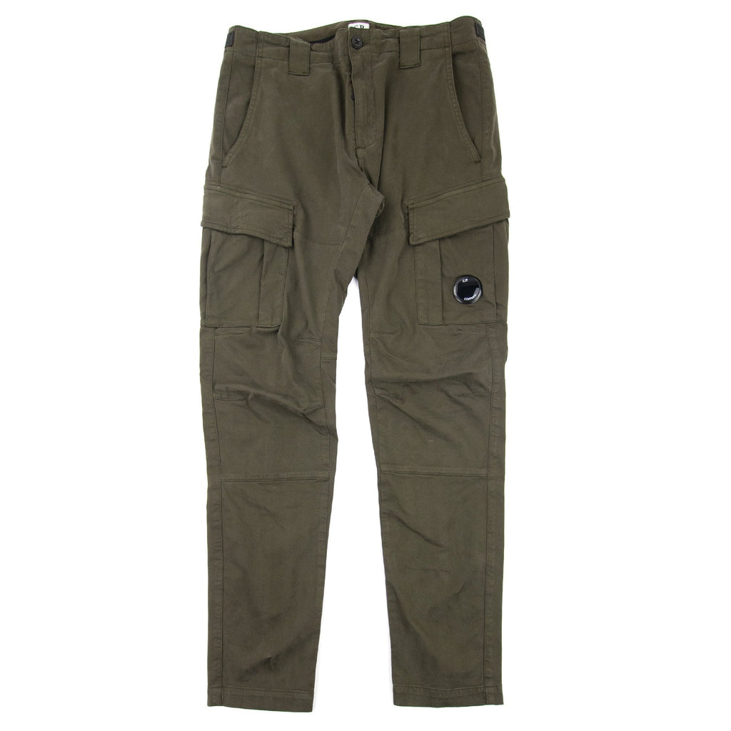 CP Company Cargo Lens Pants Olive Night 670