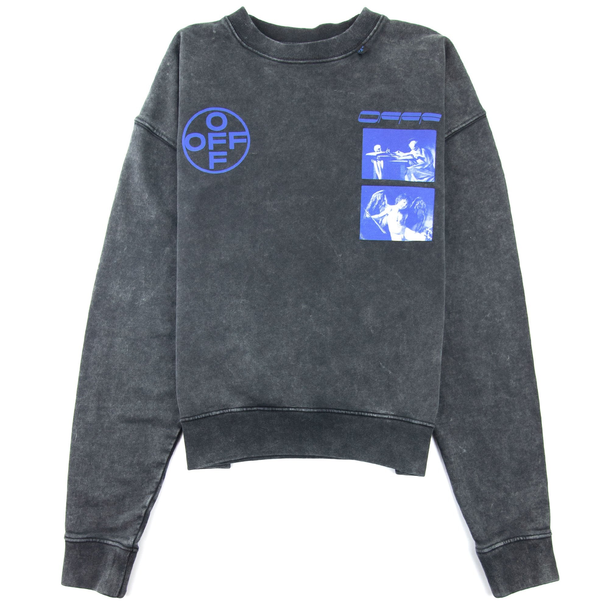 Off White Hardcore Caravaggio Sweatshirt Black/Blue