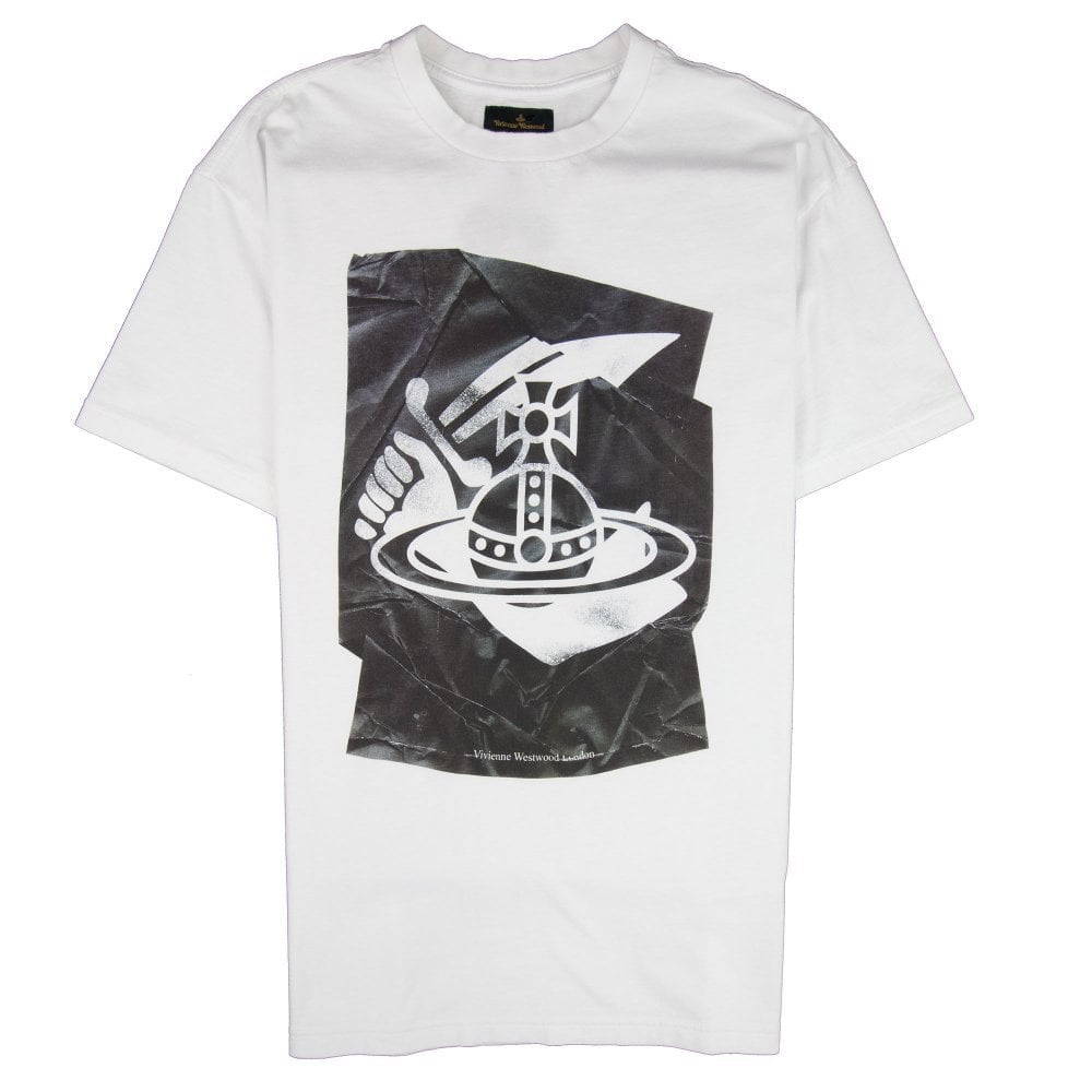 Vivienne Westwood Anglomania Photographic Print Boxy T-shirt White