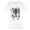 Off White C/o Virgil Abloh Scaffolding-print T-shirt White 0110