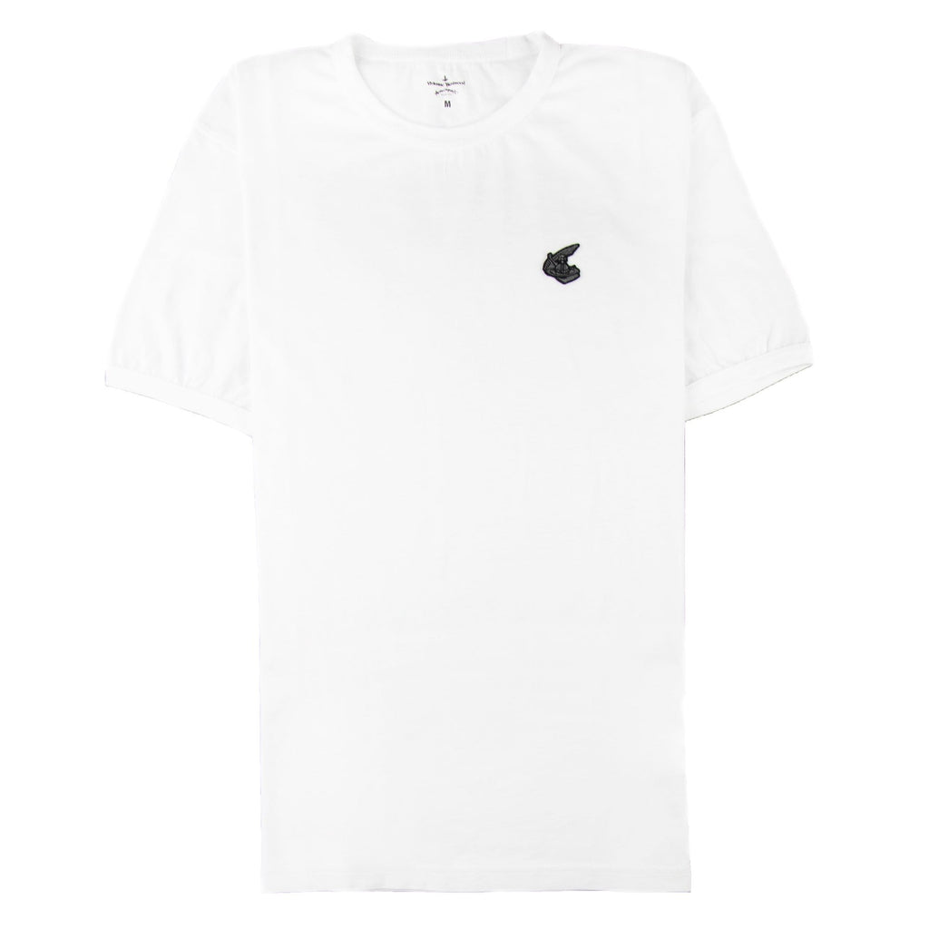 Vivienne Westwood Anglomania Small Cutlass Orb Logo T-shirt White