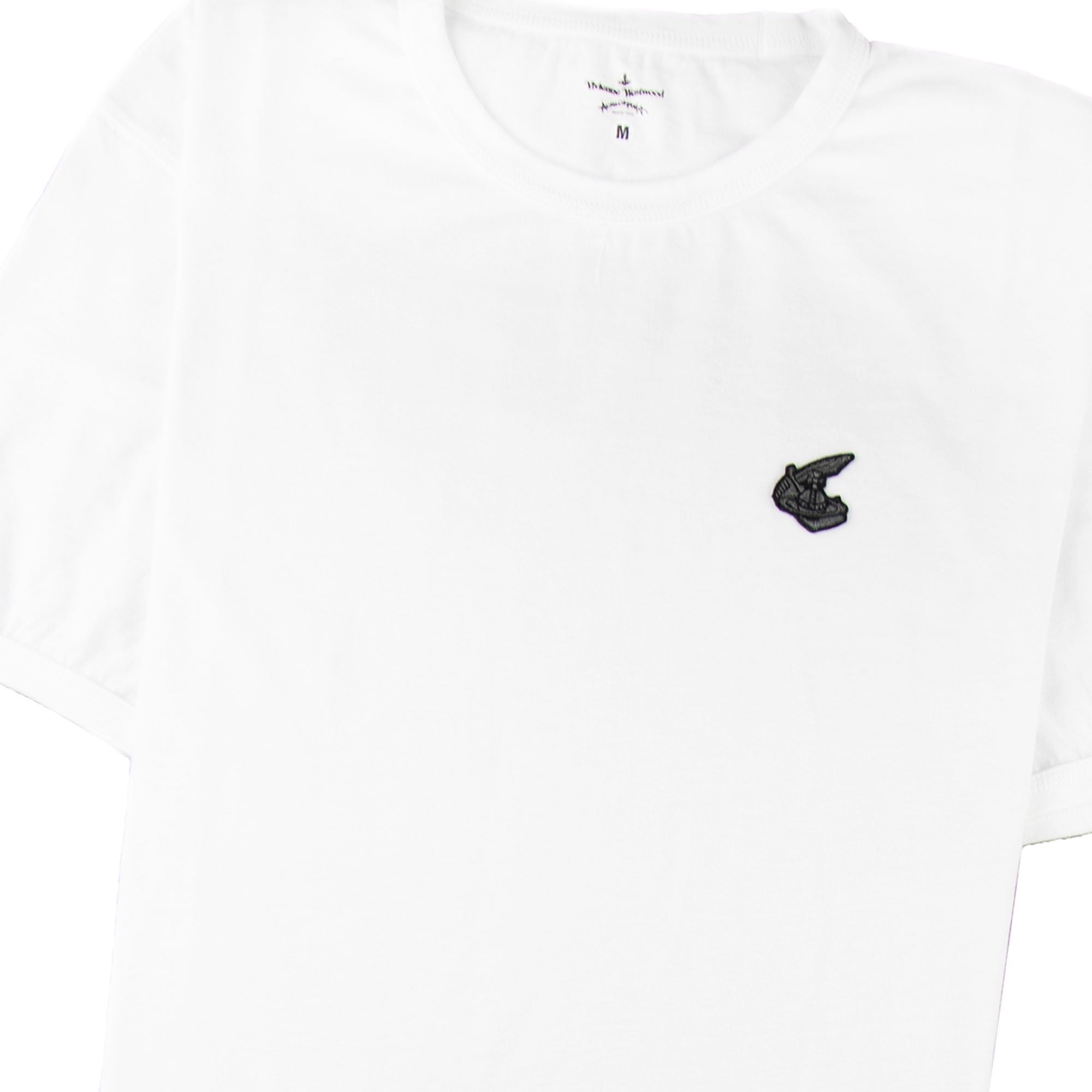 Vivienne Westwood Anglomania Small Cutlass Orb Logo T-shirt White