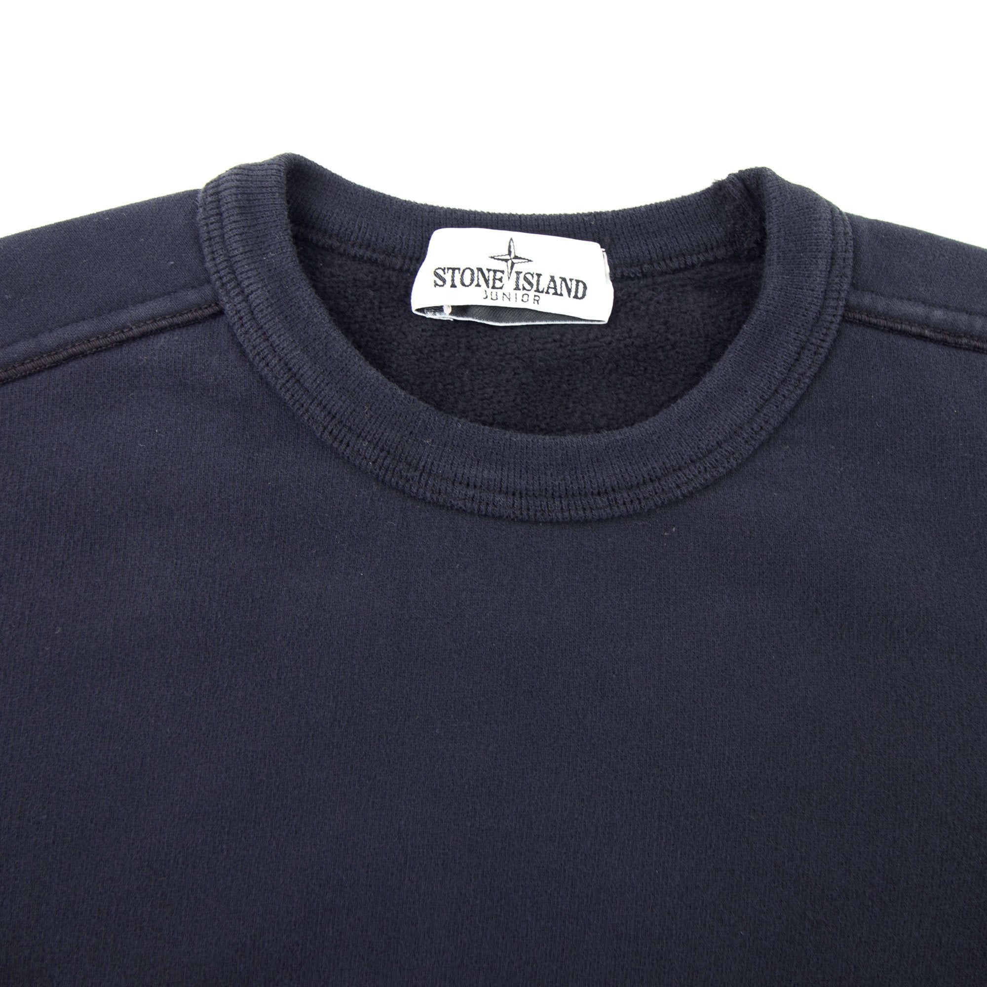 Stone Island Junior 60940 Crewneck Core Sweatshirt Navy Blue V0020
