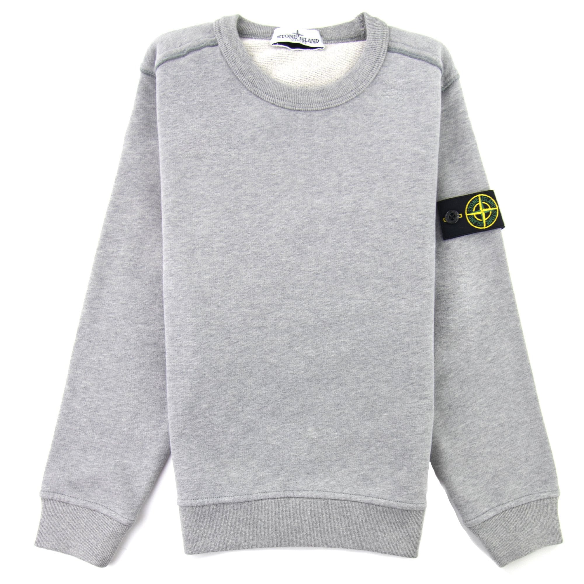 Stone Island Junior 60940 Crewneck Core Sweatshirt Grey V1064