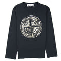 Stone Island Junior 21057 Digi Compass T-shirt Black V0029