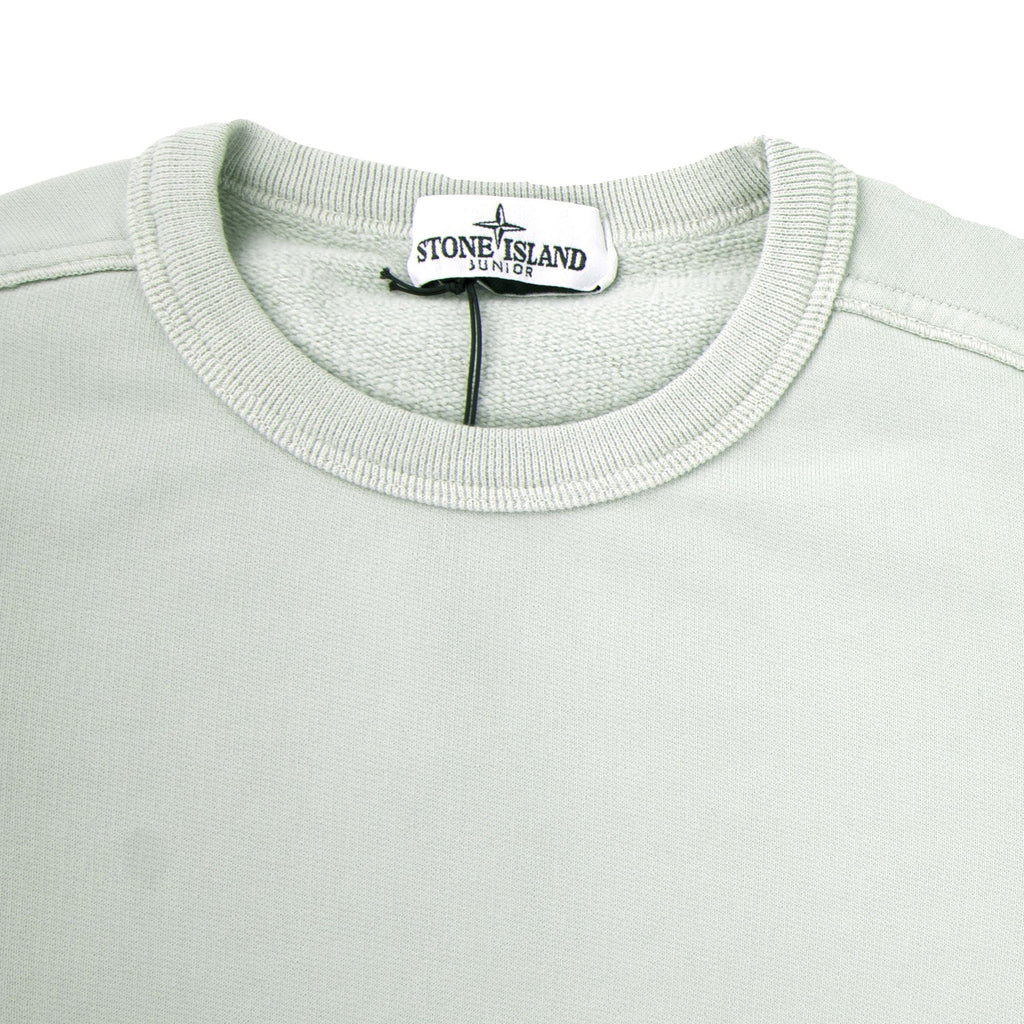 Stone Island Junior 60940 Crewneck Core Sweatshirt Light Green V0061