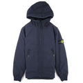 Stone Island Junior Primaloft Hooded Soft Shell Jacket Navy Blue V0020