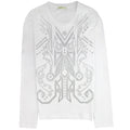 Versace Jeans Print Foil Jersey T Shirt White