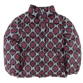 Gucci Junior GG Logo Puffer Coat Navy