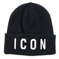 Dsquared2 Icon Beanie Hat Black/white