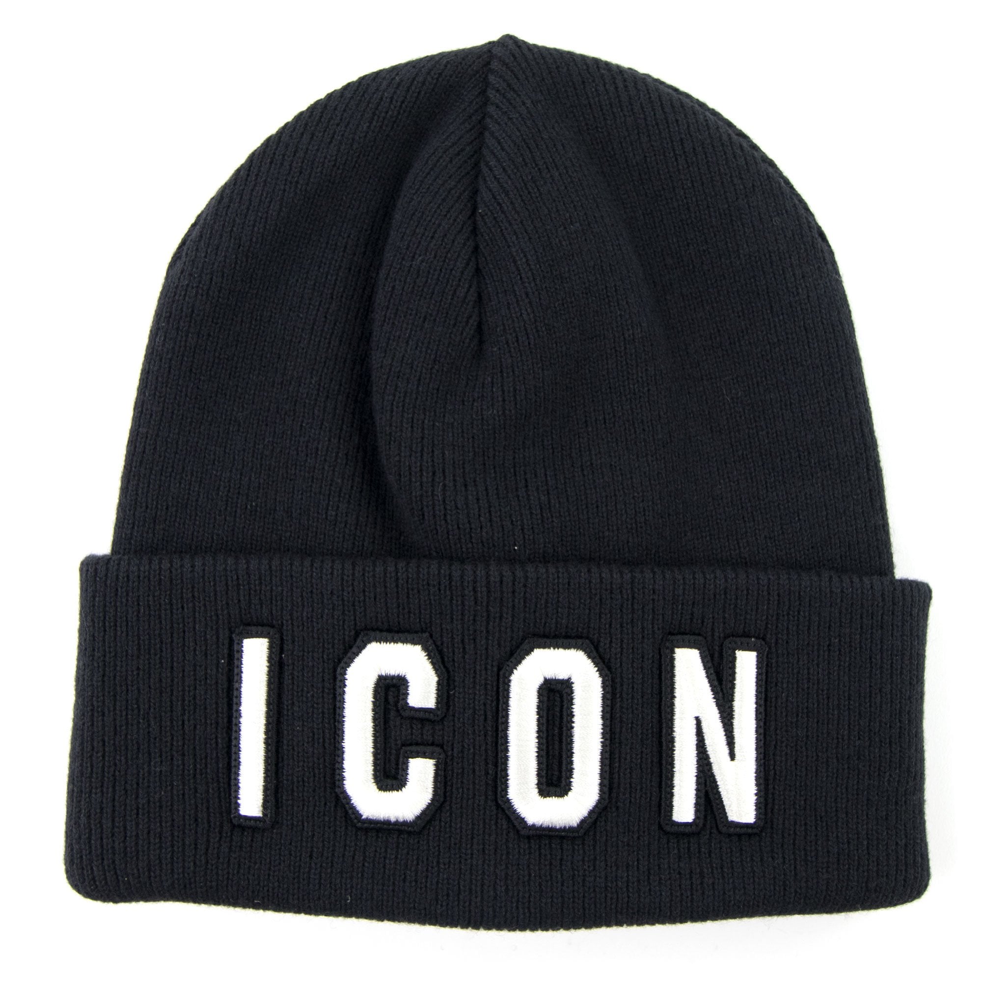 Dsquared2 Icon Beanie Hat Black/white