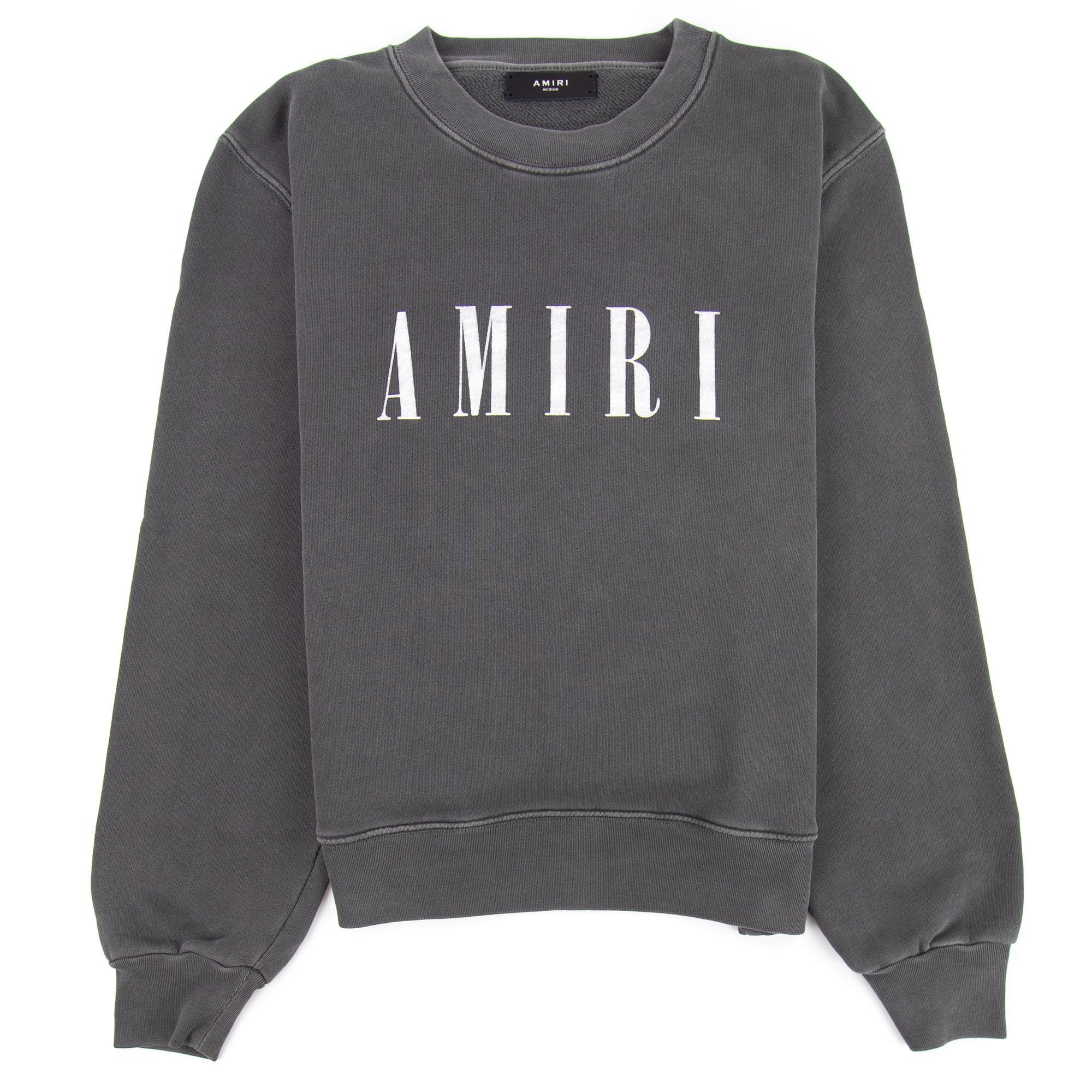 Amiri Core Crew Neck Sweatshirt Vintage Black/White