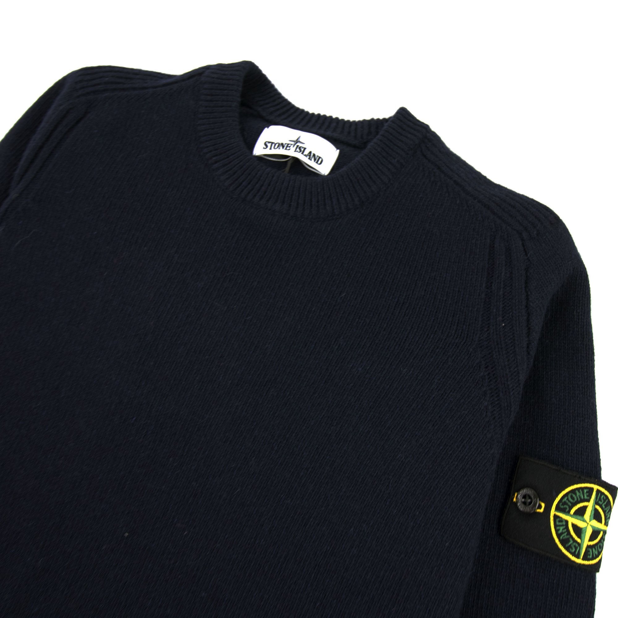 Stone Island Knitted Wool Sweater Black V0029 | ONU – Onu