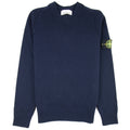 Stone Island 552A3 Knitted Wool Sweater Navy V0020
