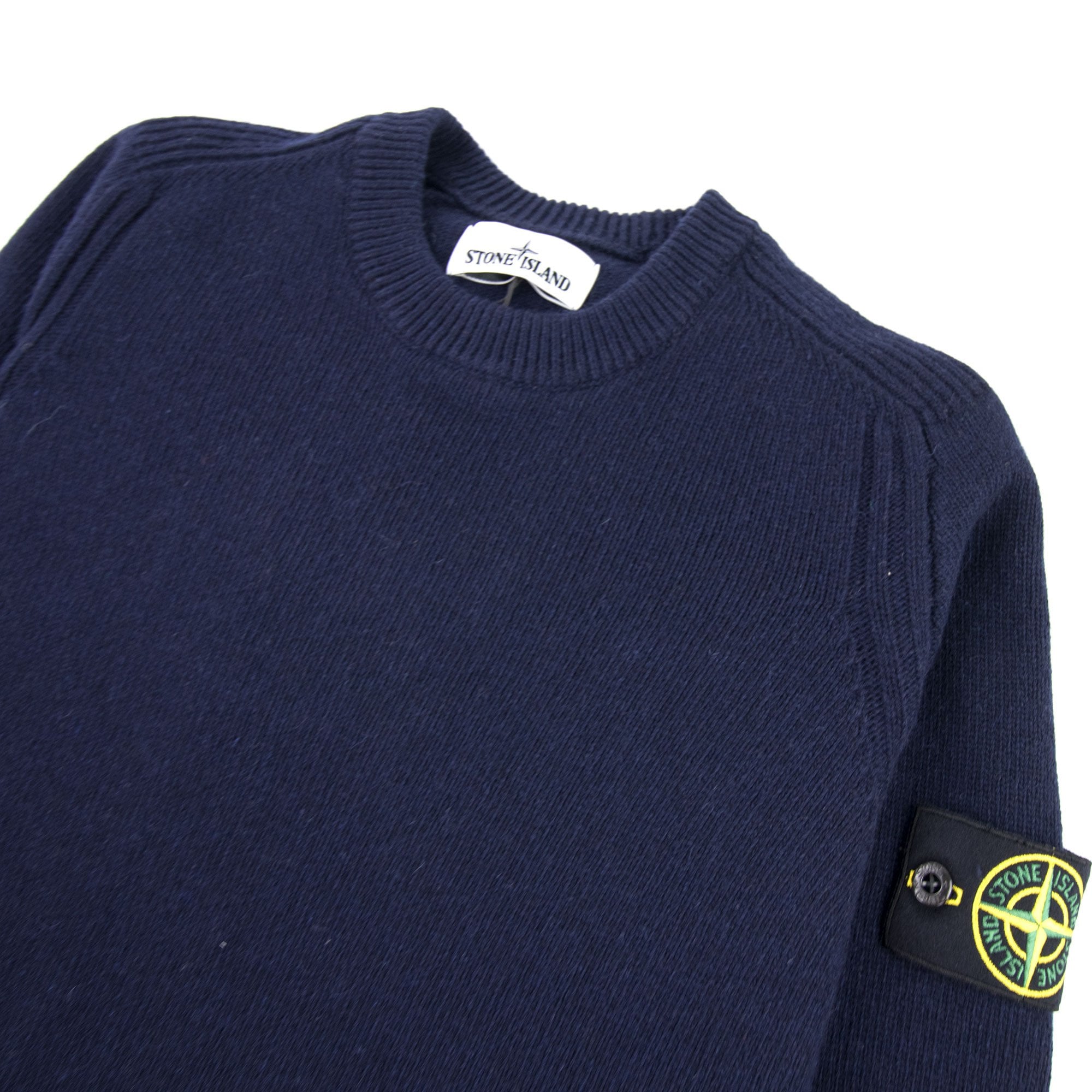 Stone Island Knitted Wool Sweater Navy V0020 | ONU – Onu