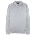 Hugo Boss Paver 12 Long Sleeve Polo Shirt Grey