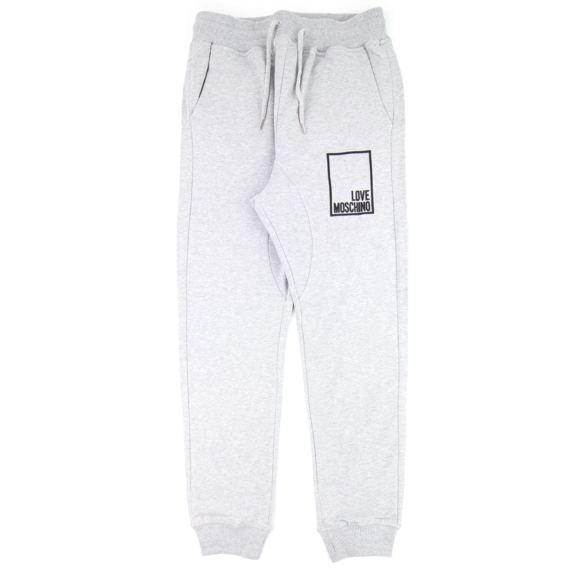 Love Moschino Box Logo Bottoms Grey Marl