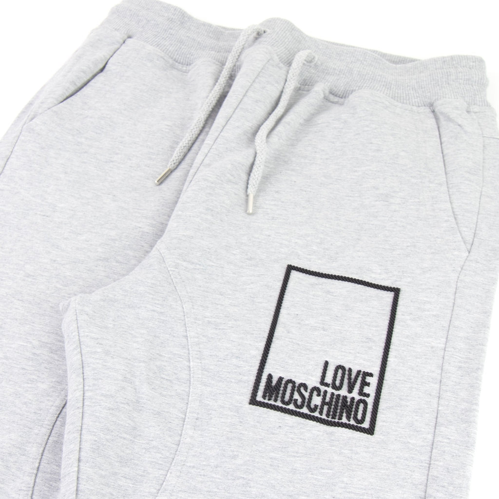 Love Moschino Box Logo Bottoms Grey Marl
