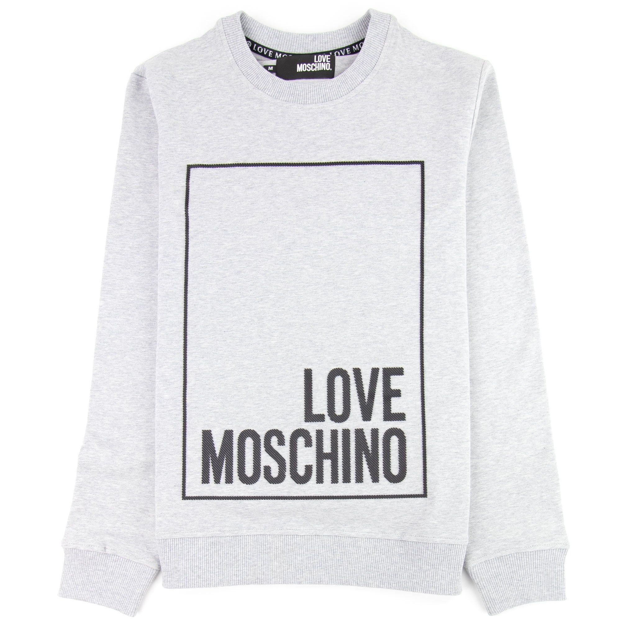 Love Moschino Box Logo Sweater Grey