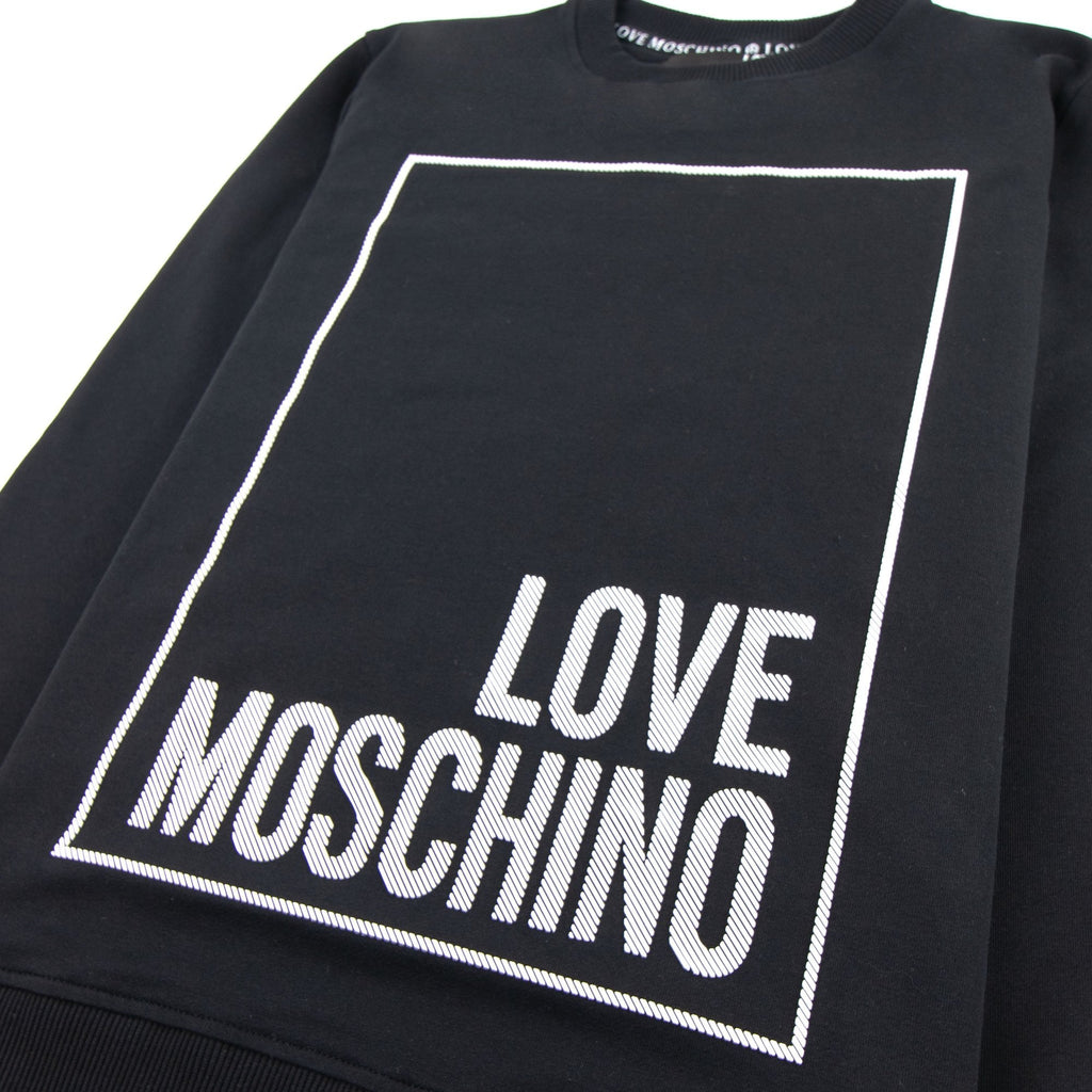 Love Moschino Box Logo Sweater Black