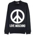 Love Moschino Black Peace Sign Jumper