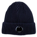 CP Company Extra Fine Merino Wool Lens Winter Beanie Navy 888