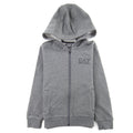 EA7 Junior Hooded Sweatshirt Dark Grey Melange