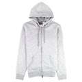 Emporio Armani Small Logo Zip Up Hoodie Grey Melange