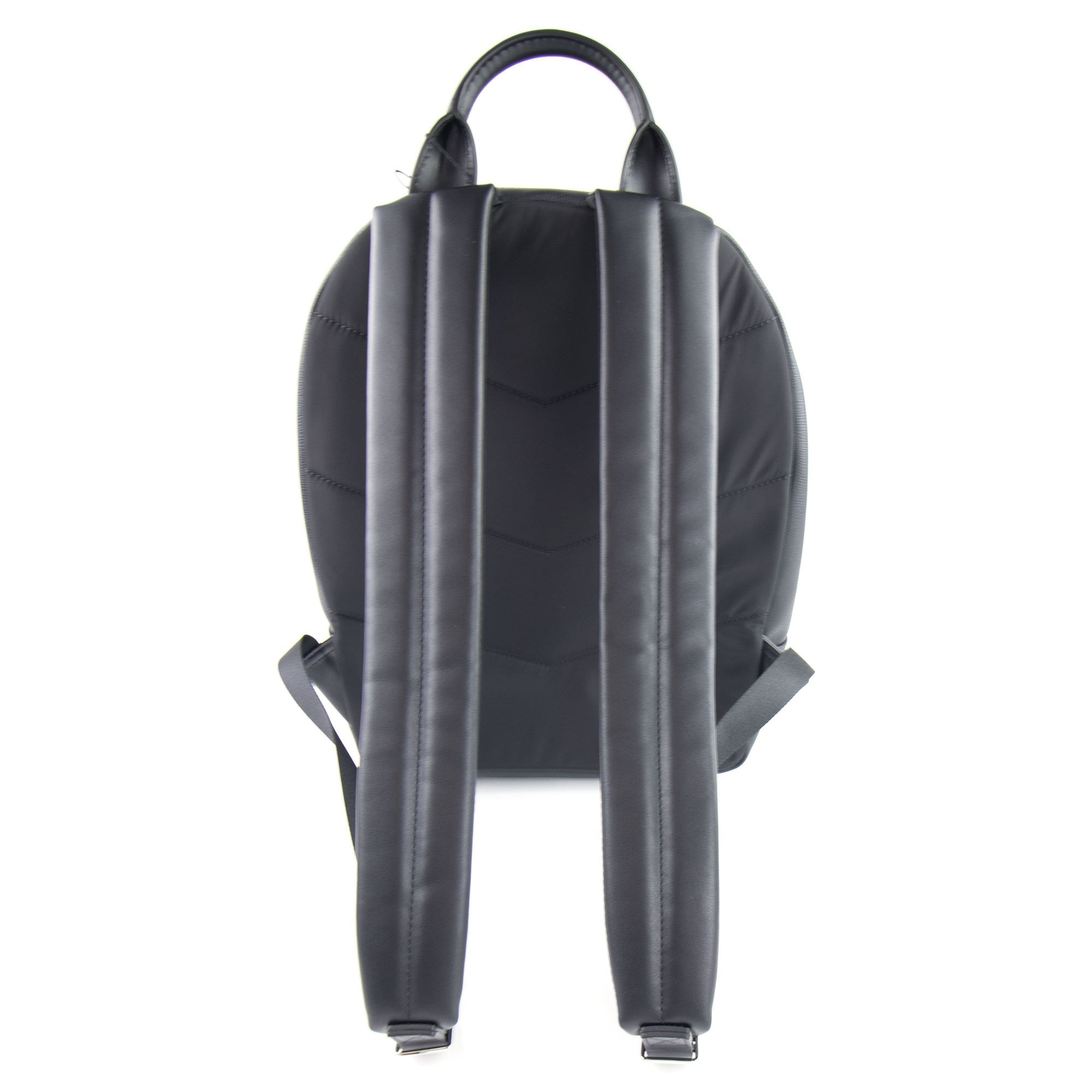 Emporio Armani Metallic Logo Backpack Black